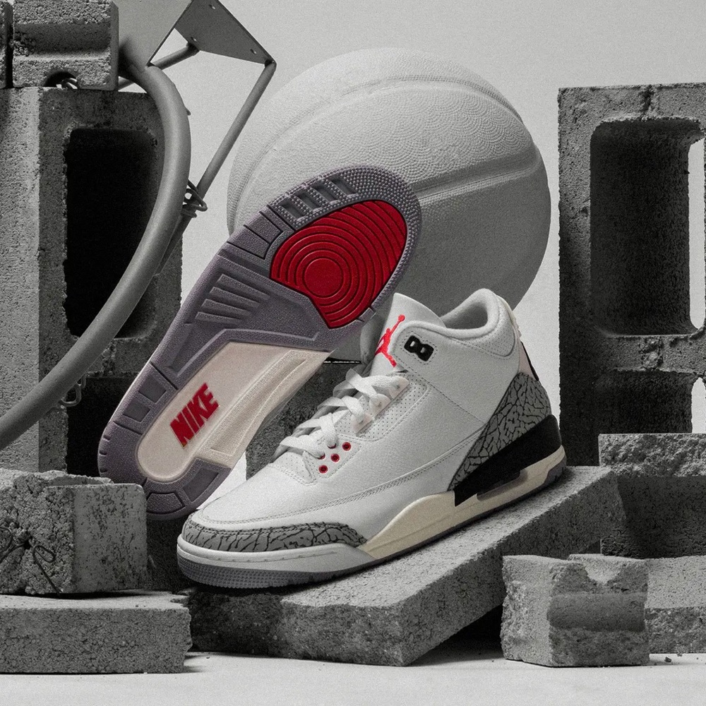 Jordan 3 Retro
White Cement Reimagined